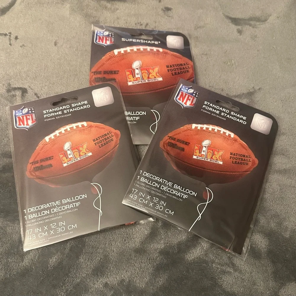 Super Bowl Balloons Football Party Decorations 1 Super Shape 2 Standard
